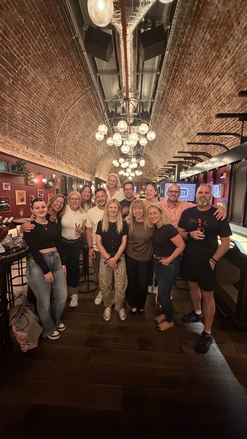 Members of The Wunder Collective together at a team event in London